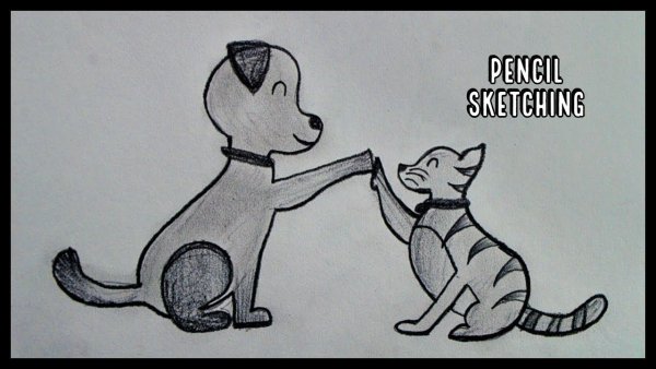 Дружба рисунок легкий