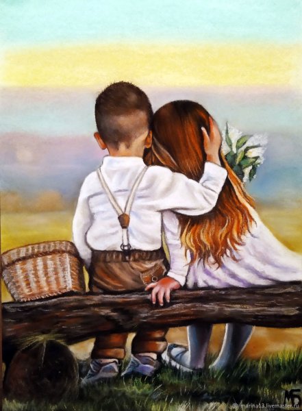 Мальчик и девочка любовь