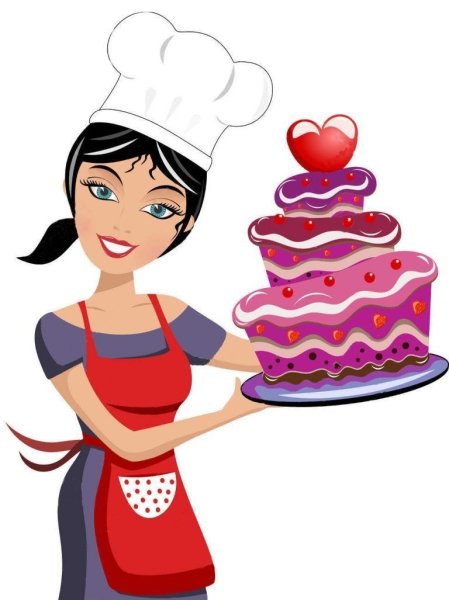 Рисунки повара для срисовки