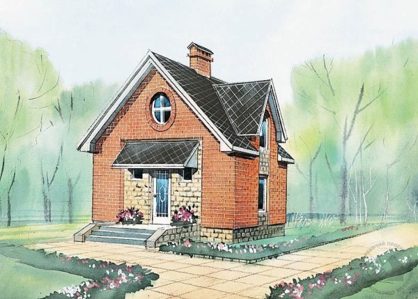 Нарисовать двухэтажный дом