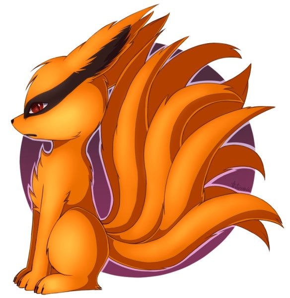 Курама девятихвостый демон Лис