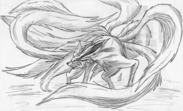 Курама Наруто в полный рост