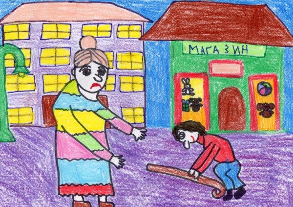 Дорога глазами детей рисунки