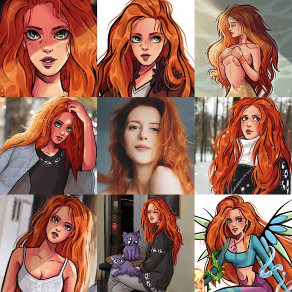 Кристина Каспи рисунки акрилом