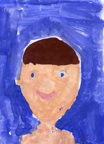 Автопортрет рисование для детей