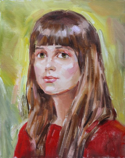 Живописный портрет друга