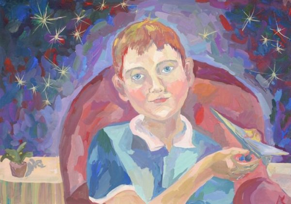 Портрет друга 13 лет