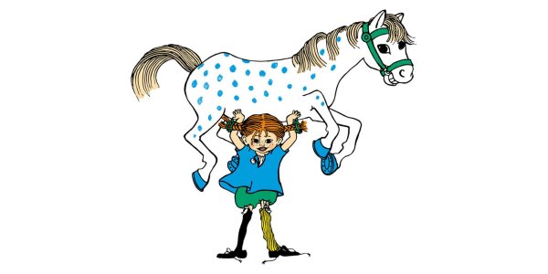 Пеппи длинный чулок лошадь раскраска