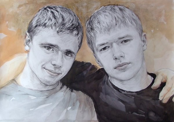 Два мальчика портрет