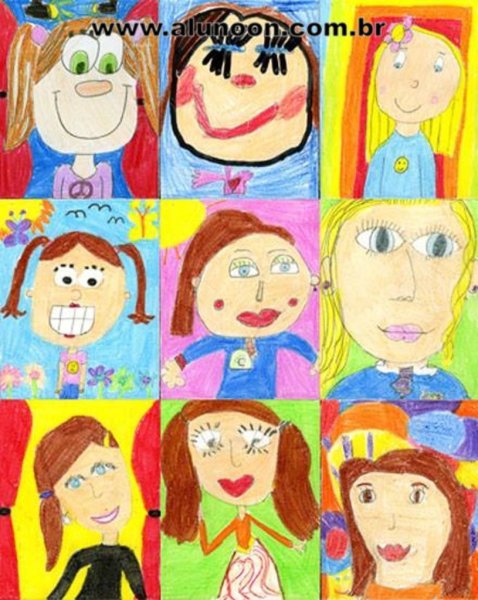 Автопортрет ребенка детский сад