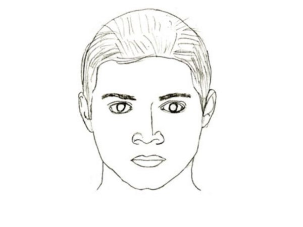 Лицо человека рисунок