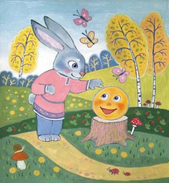 Рисование сказки Колобок