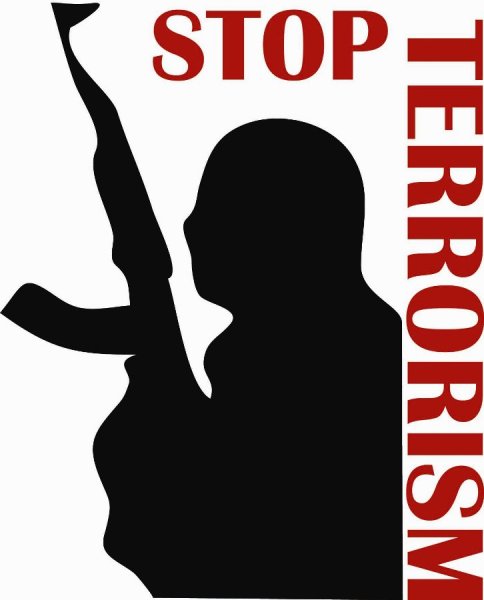 Фон для плаката против терроризма