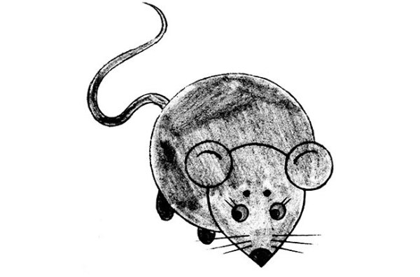 Нарисовать мышку норушку