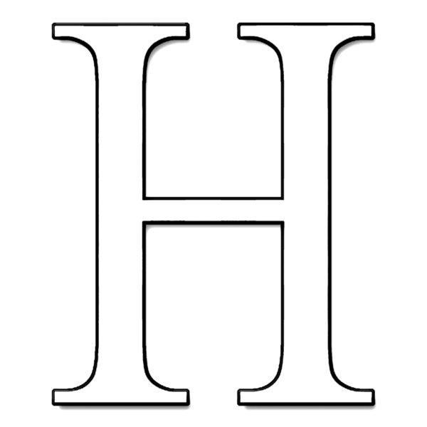 Макет буквы н