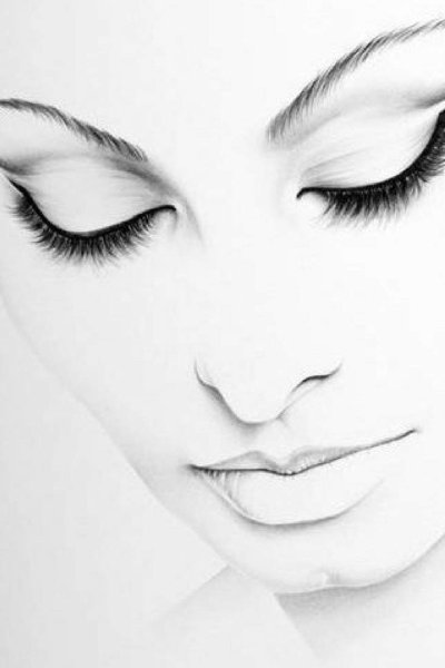 Нарисовать лицо девушки