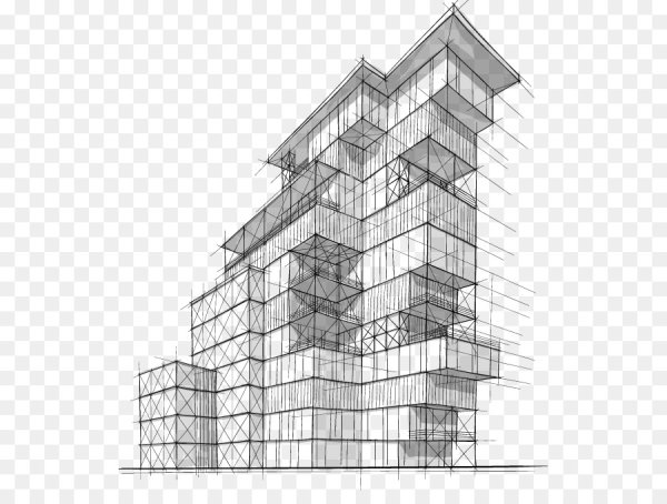 Набросок коттеджа