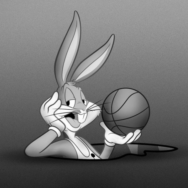Кролик Бакс Банни баскетболист