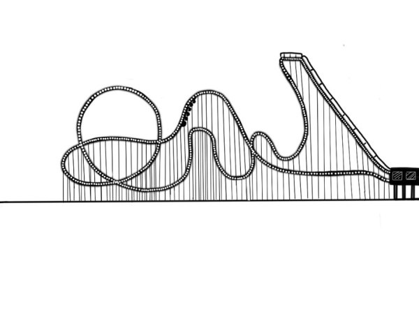 Американские горки Графика