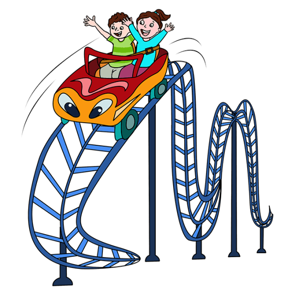 Кресло американские горки рисунок