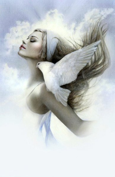 Женщина птица