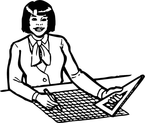 Бухгалтер раскраска