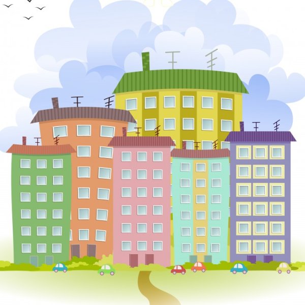 Многоэтажный дом для детей