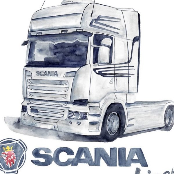 Scania рисунок