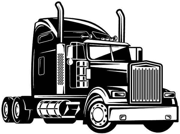 Американский грузовик вектор
