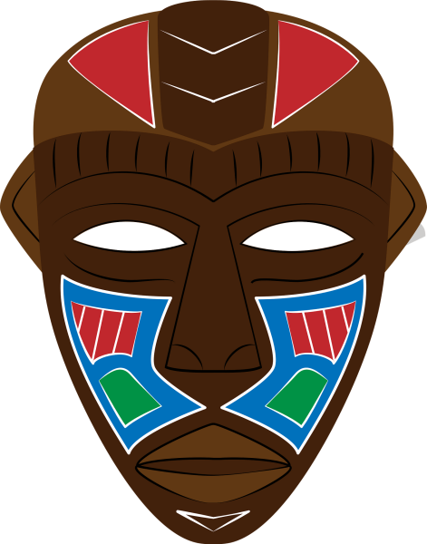 Маска африкаканских индейцев