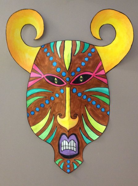 Африканские маски для детей