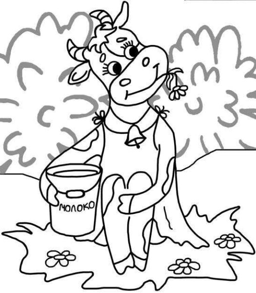 Молочная продукция с коровой