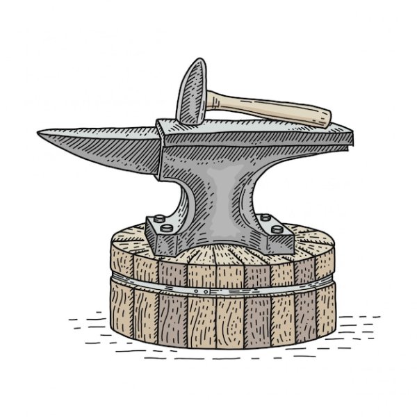 Наковальня Кузнечная и молот