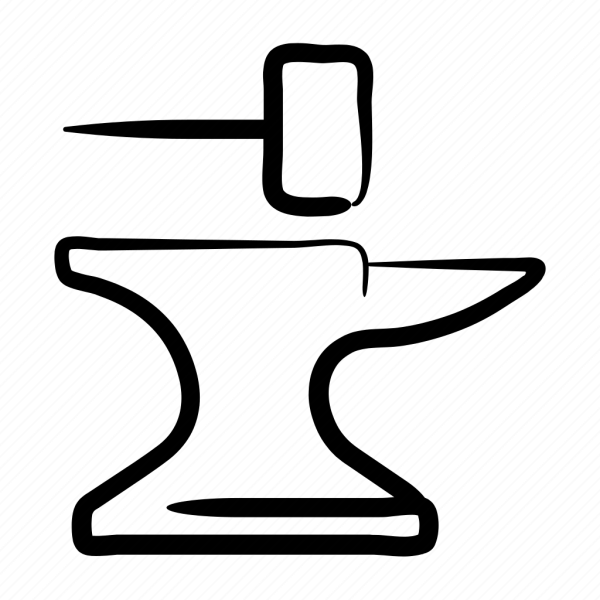 Наковальня контур