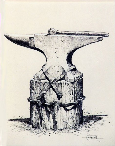 Тату наковальня