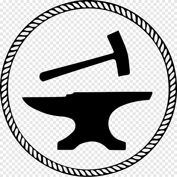 Молот и наковальня вектор