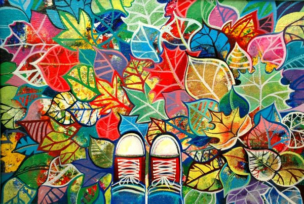 Декоративный пейзаж осень