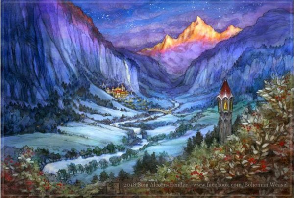 Ривенделл арт Толкин