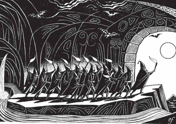 Хоббит иллюстрации Толкиена