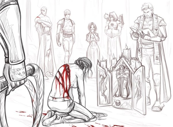 Наказание девочек розгами