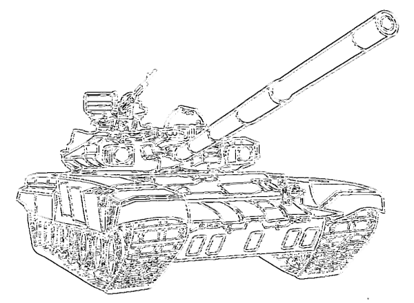 Т90 разукрашка