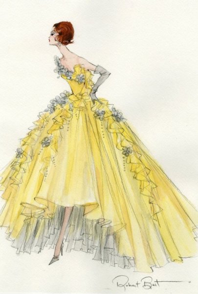 Платья для рисования