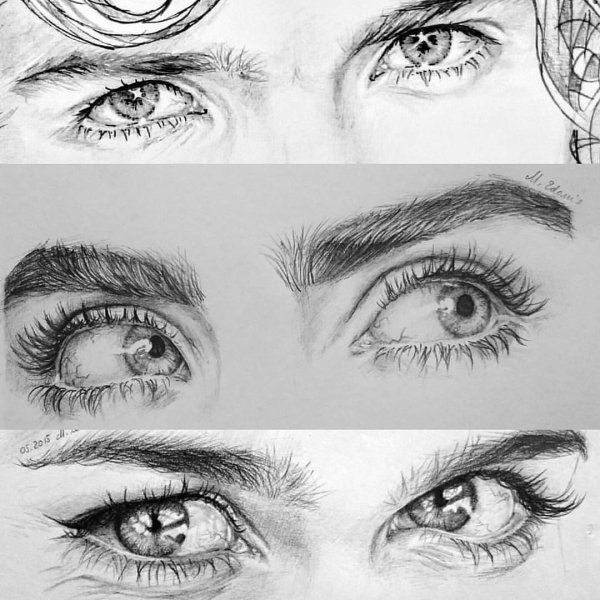 Глаза скетчи для рисования