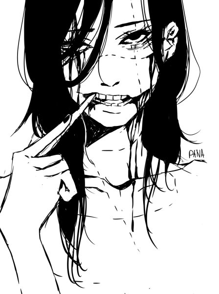 Страшные глаза на белом фоне