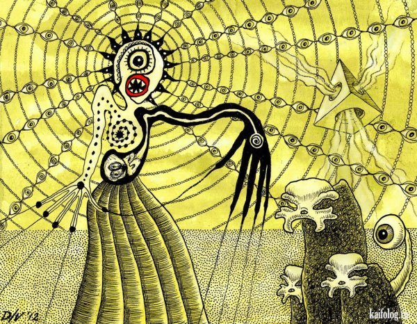 Рисунки душевнобольных