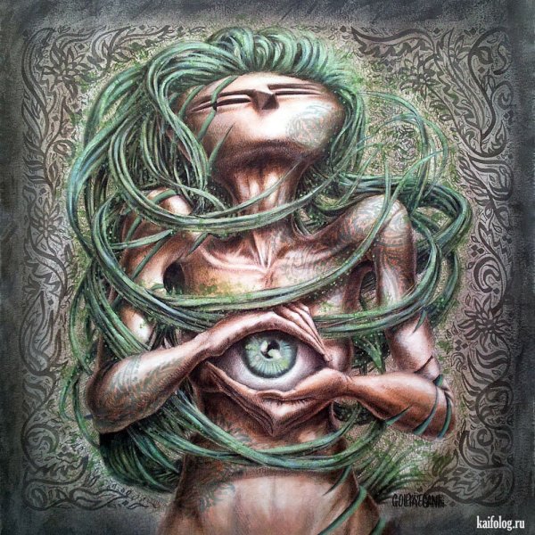 Рисунки психически больных людей