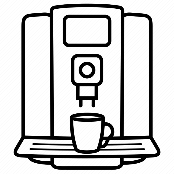 Кофемашина иллюстрация