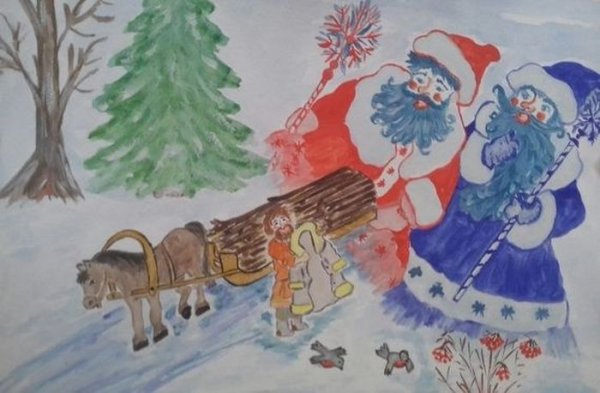 Русские народные сказки Морозко два Мороза Снегурочка