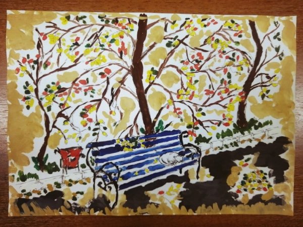 Рисунок на тему унылая пора очей очарованье