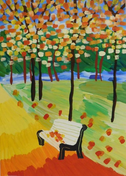 Конкурс рисунков унылая пора очей очарованье